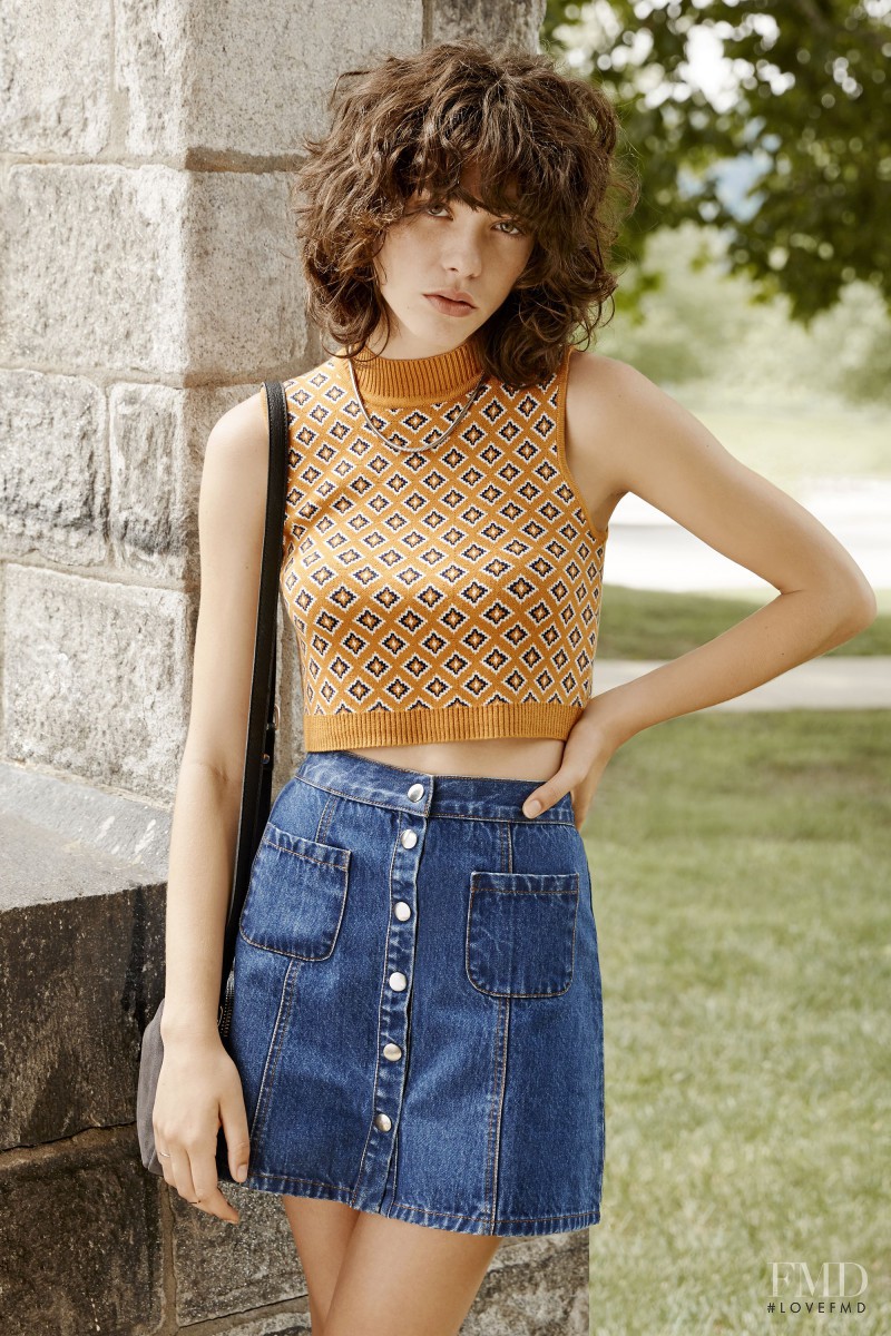 Steffy Argelich featured in  the Urban Outfitters lookbook for Summer 2015