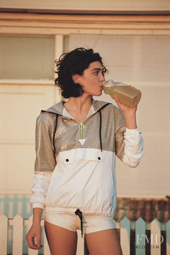 Steffy Argelich featured in  the Pull & Bear lookbook for Spring/Summer 2015