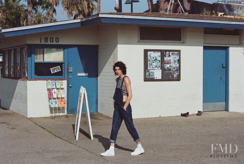 Steffy Argelich featured in  the Pull & Bear lookbook for Spring/Summer 2015