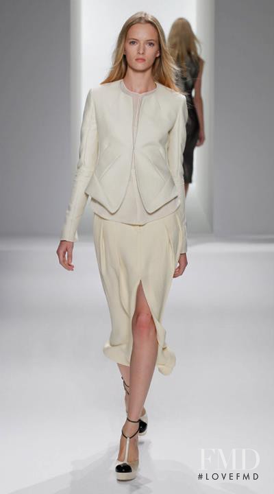 Daria Strokous featured in  the Calvin Klein 205W39NYC fashion show for Spring/Summer 2012