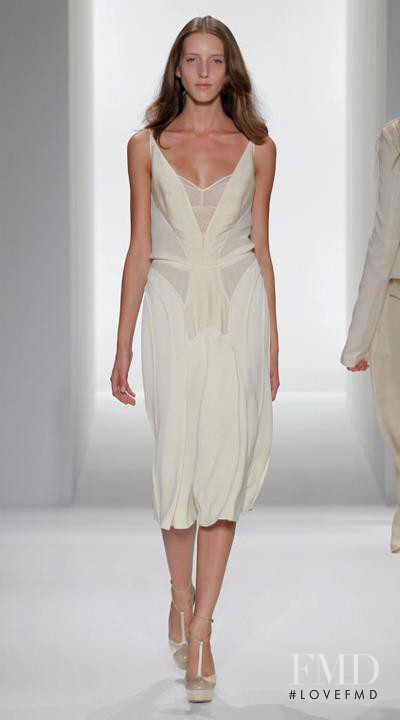 Iris Egbers featured in  the Calvin Klein 205W39NYC fashion show for Spring/Summer 2012