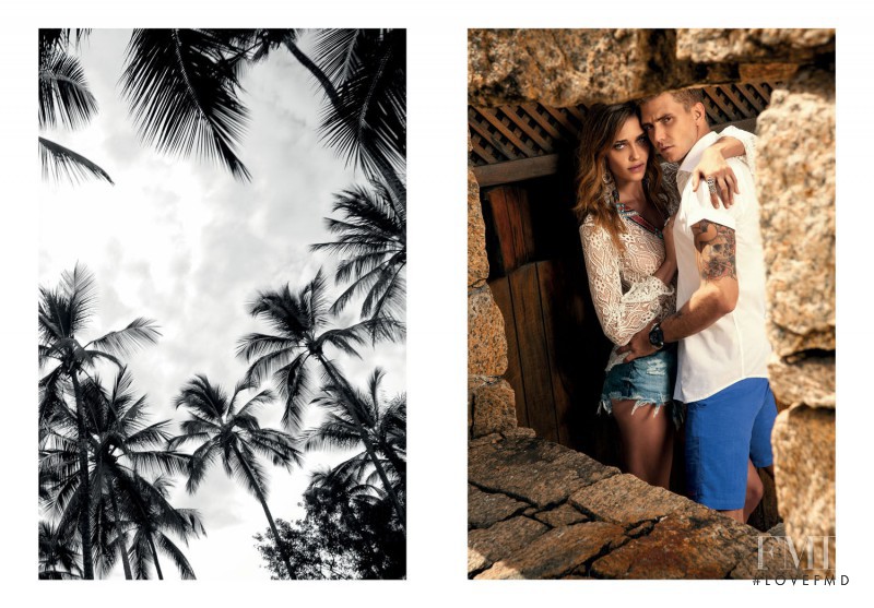 Ana Beatriz Barros featured in  the Acostamento advertisement for Spring/Summer 2015