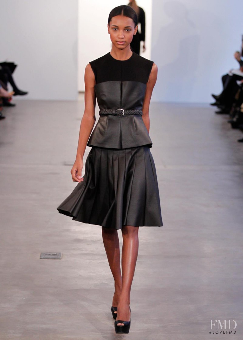 Jasmine Tookes featured in  the Calvin Klein 205W39NYC fashion show for Pre-Fall 2012