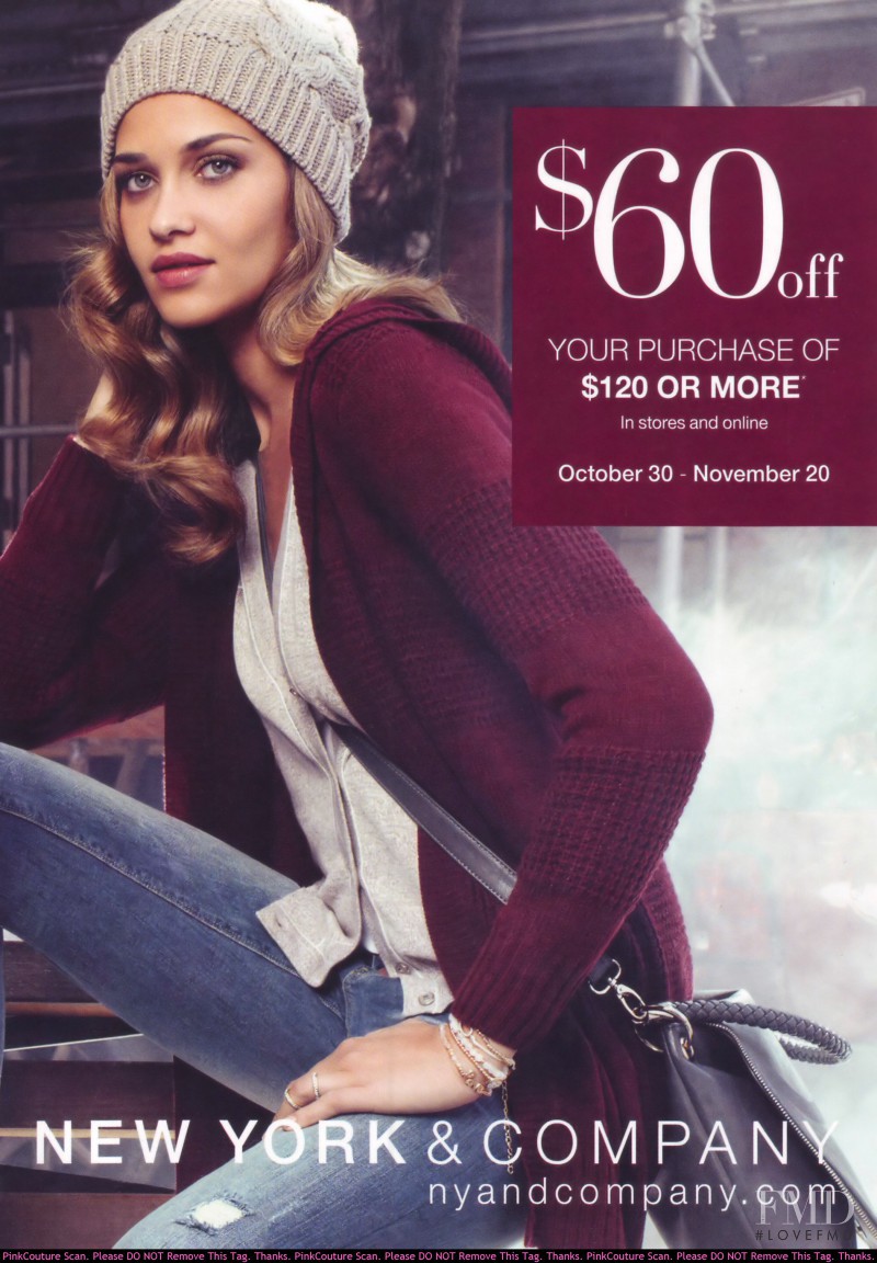 Ana Beatriz Barros featured in  the New York & Company advertisement for Fall 2013