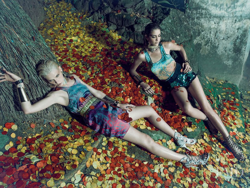 Aline Weber featured in  the Osmoze advertisement for Autumn/Winter 2014