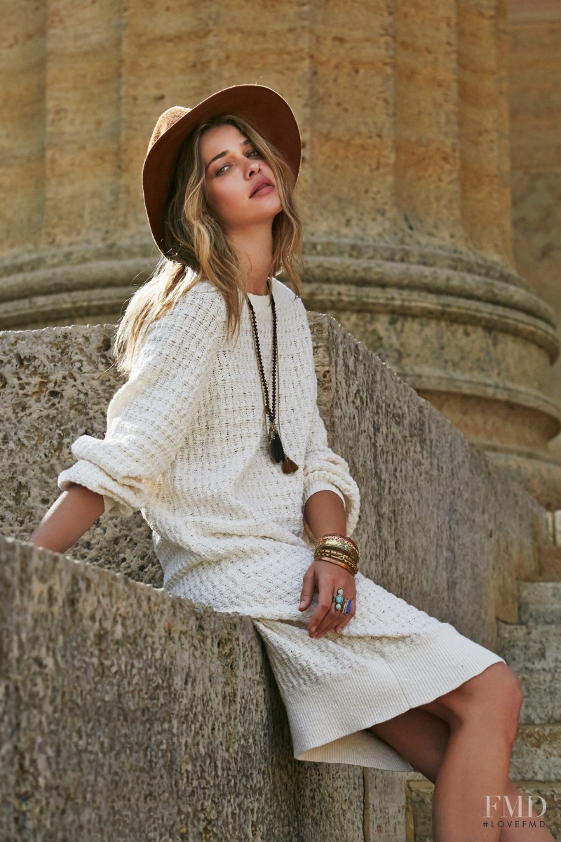 Ana Beatriz Barros featured in  the Free People Peruvian Trek lookbook for Summer 2015