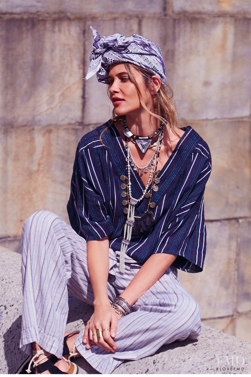 Ana Beatriz Barros featured in  the Free People Peruvian Trek lookbook for Summer 2015