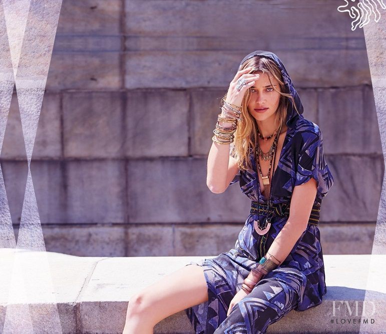 Ana Beatriz Barros featured in  the Free People Peruvian Trek lookbook for Summer 2015