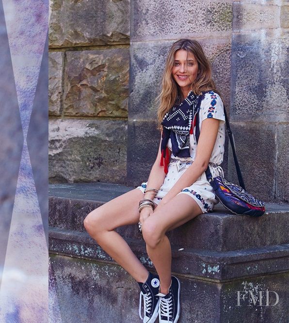 Ana Beatriz Barros featured in  the Free People Peruvian Trek lookbook for Summer 2015