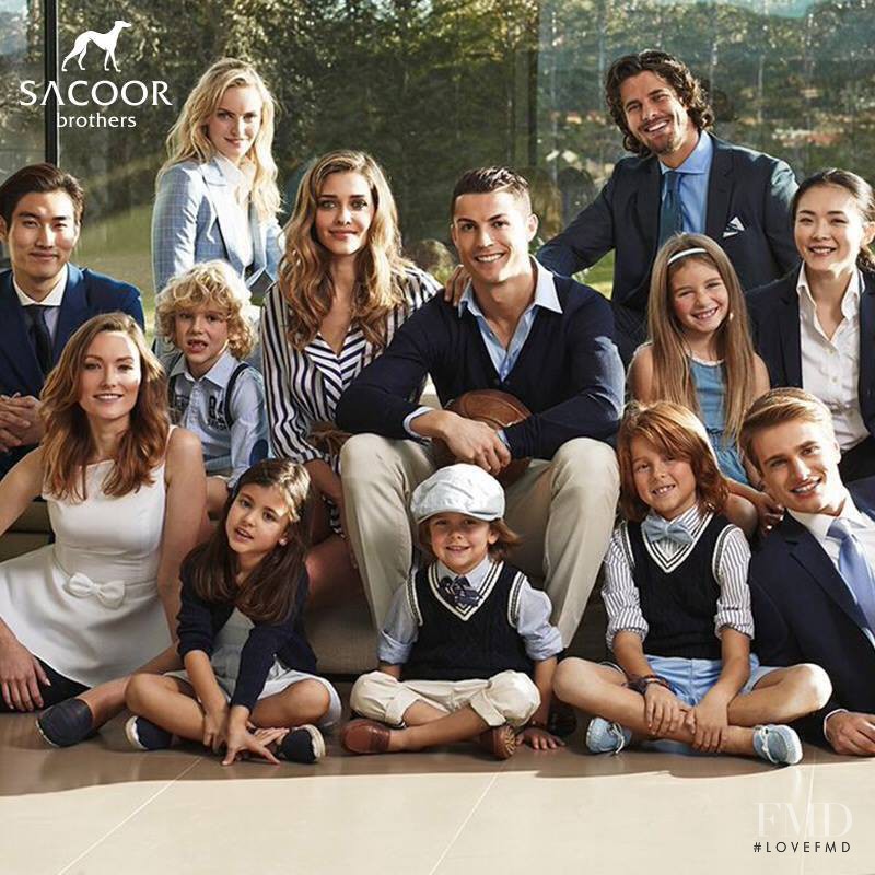 Ana Beatriz Barros featured in  the Sacoor Brothers advertisement for Spring/Summer 2015