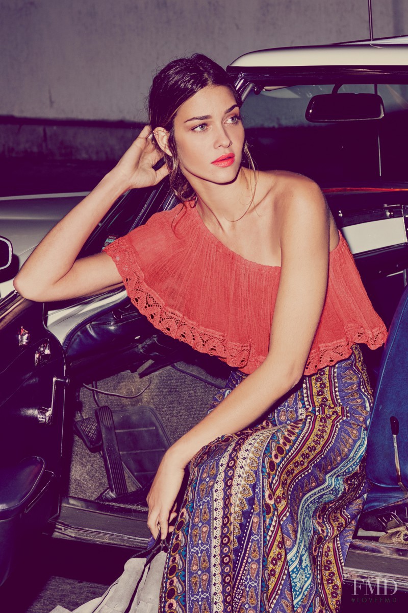 Ana Beatriz Barros featured in  the Free People lookbook for Spring/Summer 2015