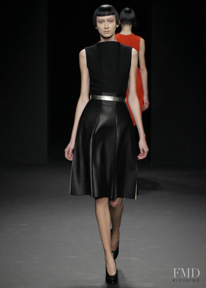 Tatiana Krasikova featured in  the Calvin Klein 205W39NYC fashion show for Autumn/Winter 2012