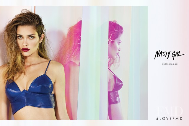 Ana Beatriz Barros featured in  the Nasty Gal advertisement for Fall 2013