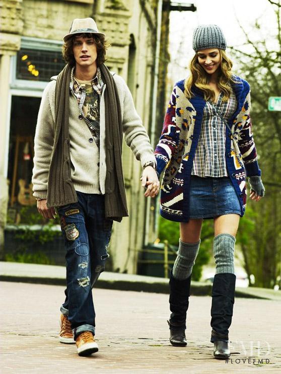 Ana Beatriz Barros featured in  the Replay advertisement for Autumn/Winter 2010