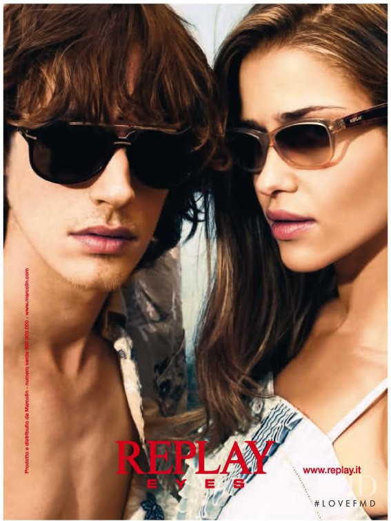 Ana Beatriz Barros featured in  the Replay Eyewear advertisement for Spring/Summer 2010