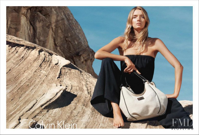 Lily Donaldson featured in  the Calvin Klein advertisement for Spring/Summer 2012