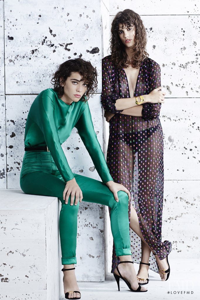 Steffy Argelich featured in  the Pedro Del Hierro lookbook for Spring/Summer 2015