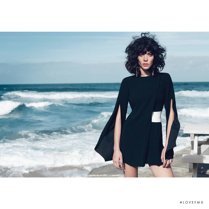 Steffy Argelich featured in  the CUE advertisement for Spring/Summer 2015