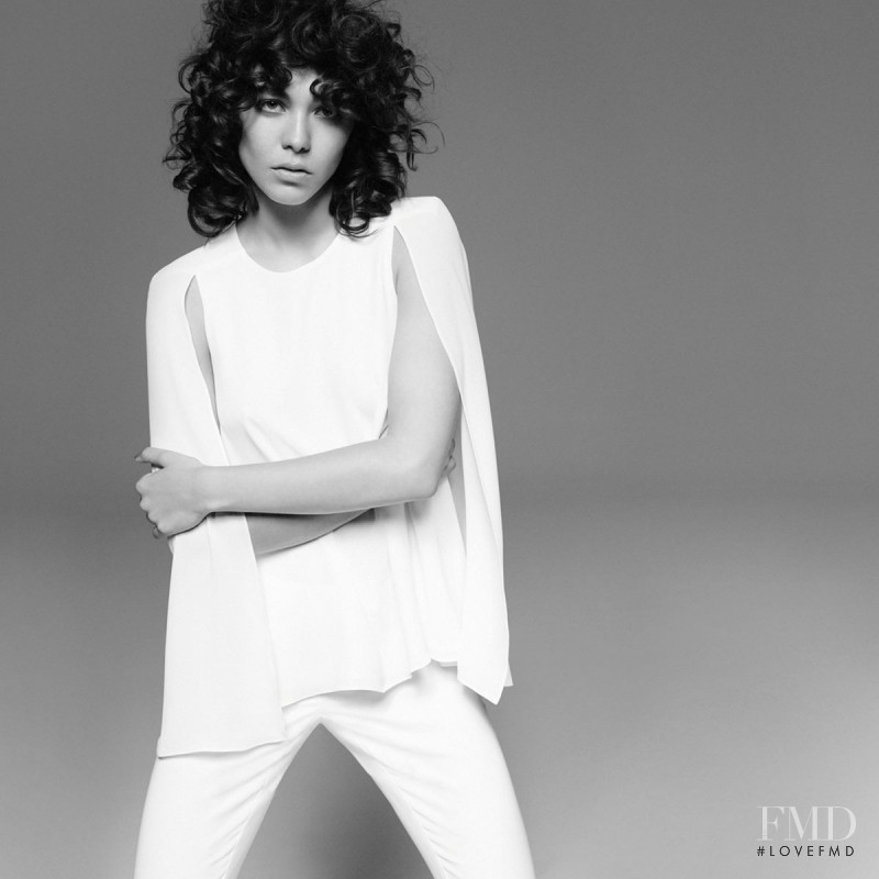 Steffy Argelich featured in  the CUE advertisement for Spring/Summer 2015