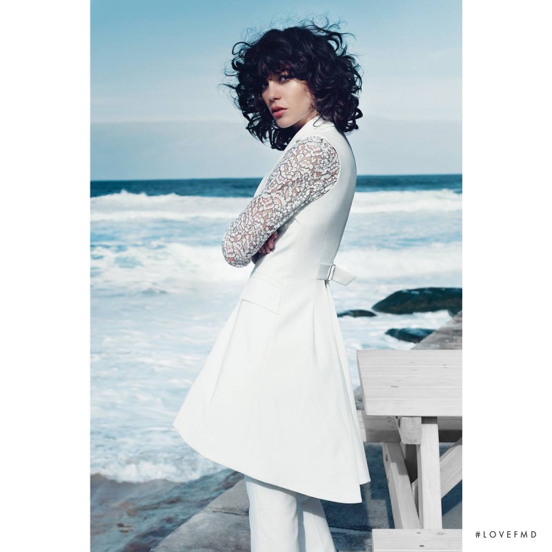 Steffy Argelich featured in  the CUE advertisement for Spring/Summer 2015