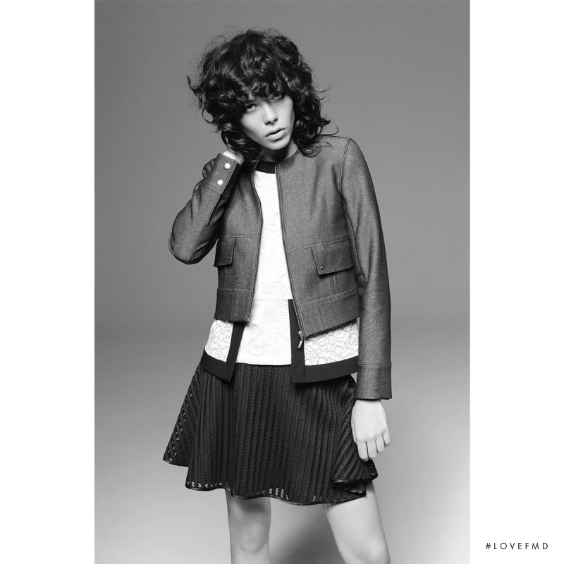 Steffy Argelich featured in  the CUE advertisement for Spring/Summer 2015