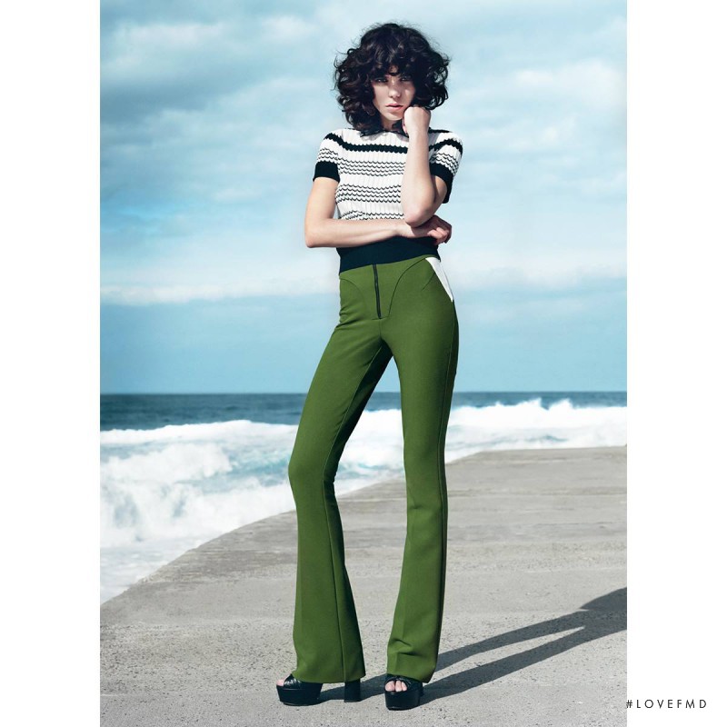 Steffy Argelich featured in  the CUE advertisement for Spring/Summer 2015