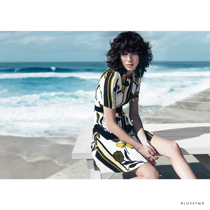 Steffy Argelich featured in  the CUE advertisement for Spring/Summer 2015