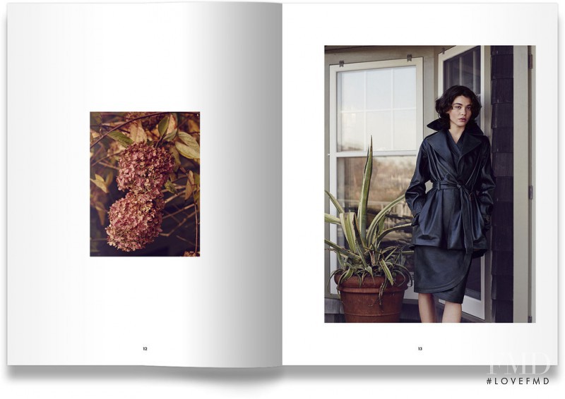 Steffy Argelich featured in  the M. Martin lookbook for Pre-Fall 2015