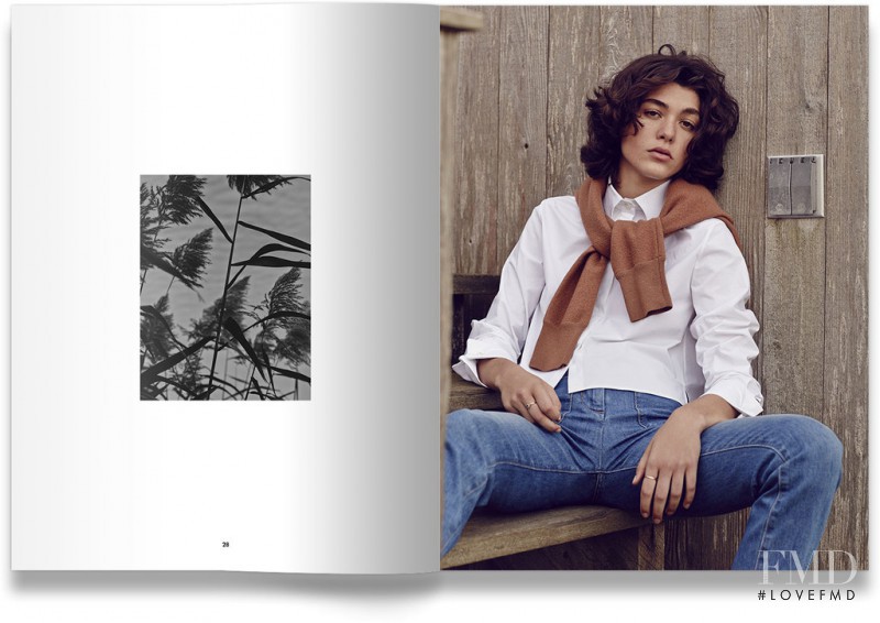 Steffy Argelich featured in  the M. Martin lookbook for Pre-Fall 2015