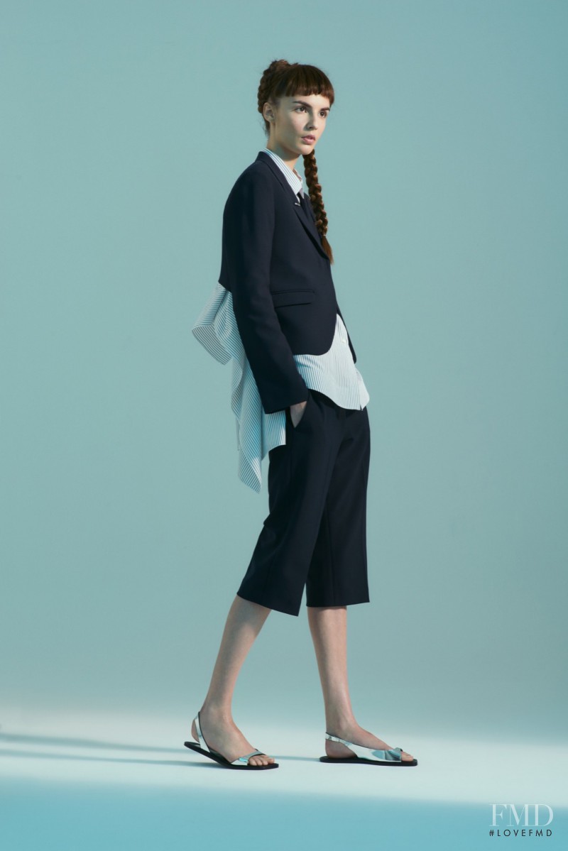 Yulia Ermakova featured in  the Aquilano.Rimondi lookbook for Resort 2016