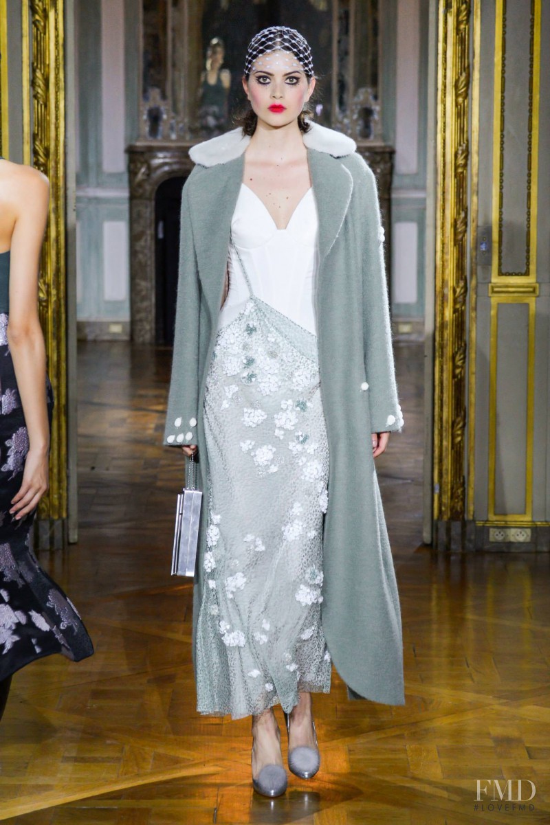 Kim Valerie Jaspers featured in  the Ulyana Sergeenko fashion show for Spring/Summer 2015