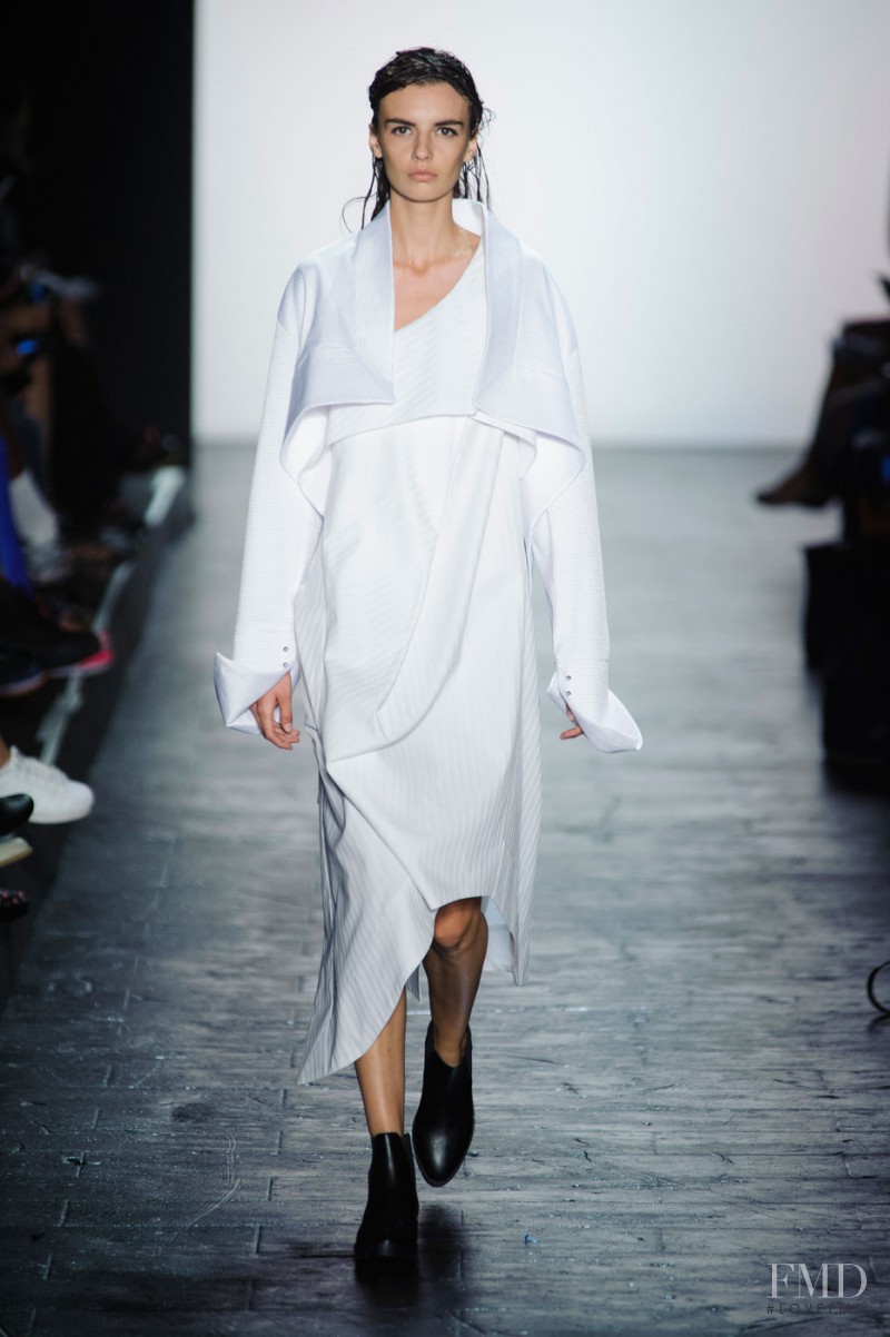 Yulia Ermakova featured in  the Academy of Arts University fashion show for Spring/Summer 2016