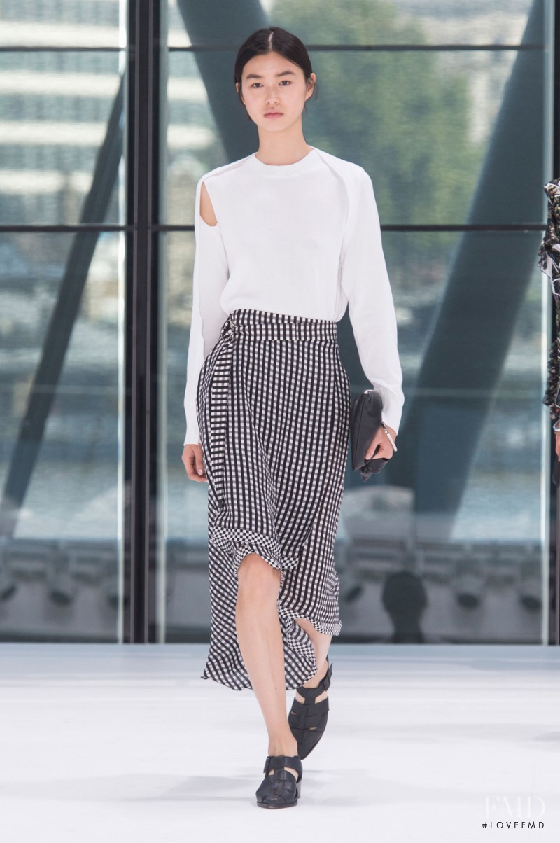 Estelle Chen featured in  the Preen by Thornton Bregazzi fashion show for Spring/Summer 2016