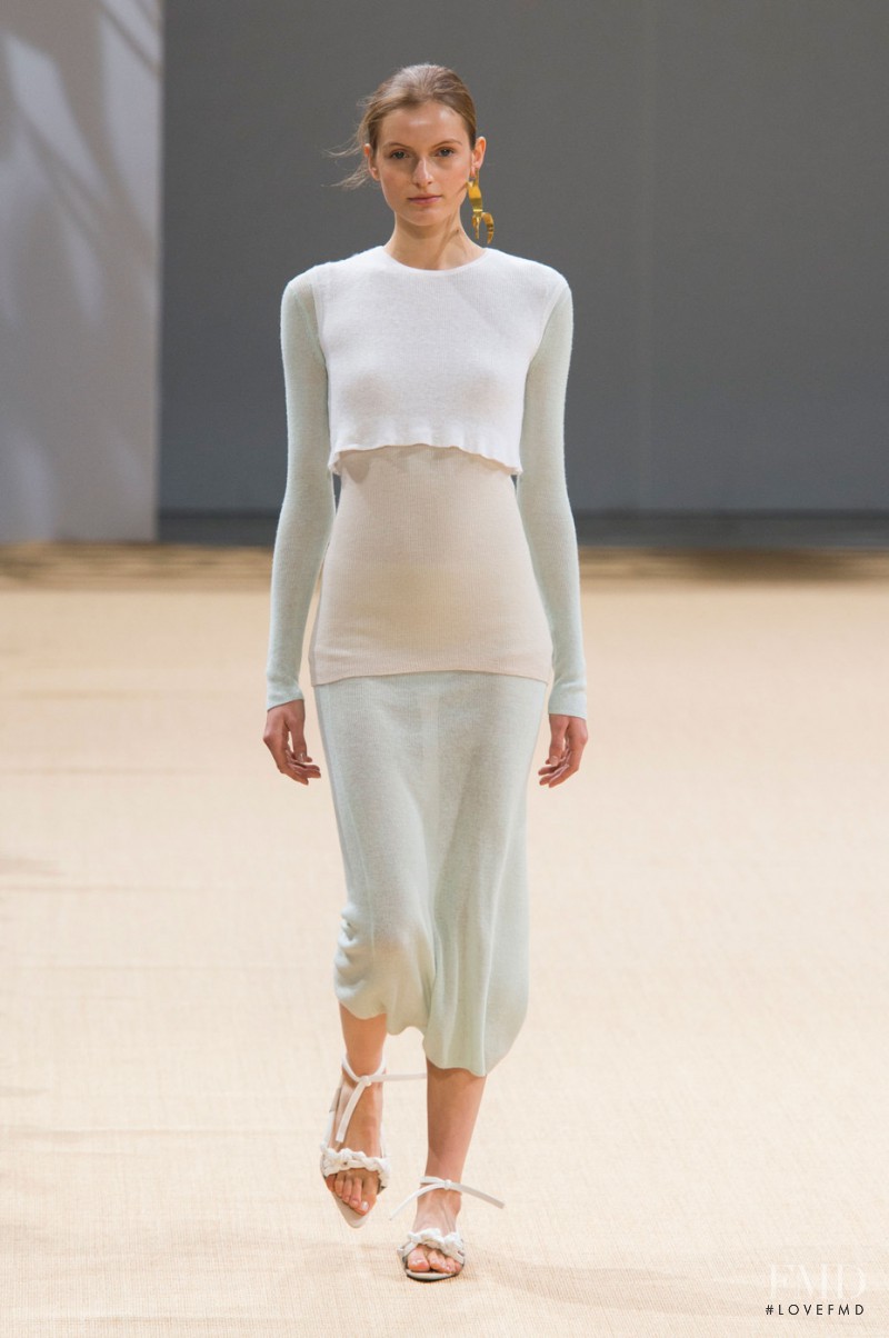 Sophie Kanny featured in  the Allude fashion show for Spring/Summer 2016