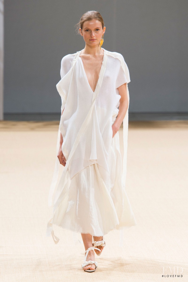 Sophie Kanny featured in  the Allude fashion show for Spring/Summer 2016