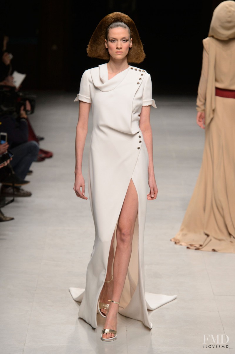 Vaiora Cob Strogonova featured in  the Julien Fourniï¿½ fashion show for Spring/Summer 2015