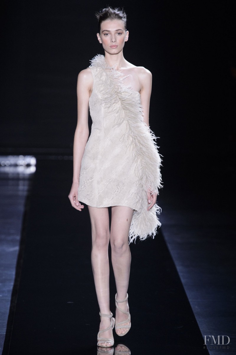Jaque Cantelli featured in  the Azzaro fashion show for Spring/Summer 2015