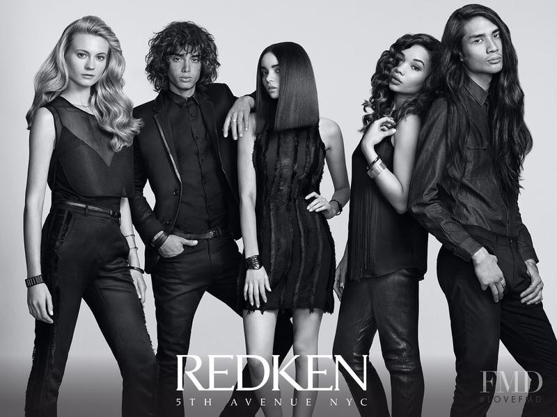 Charlotte di Calypso featured in  the Redken advertisement for Autumn/Winter 2015