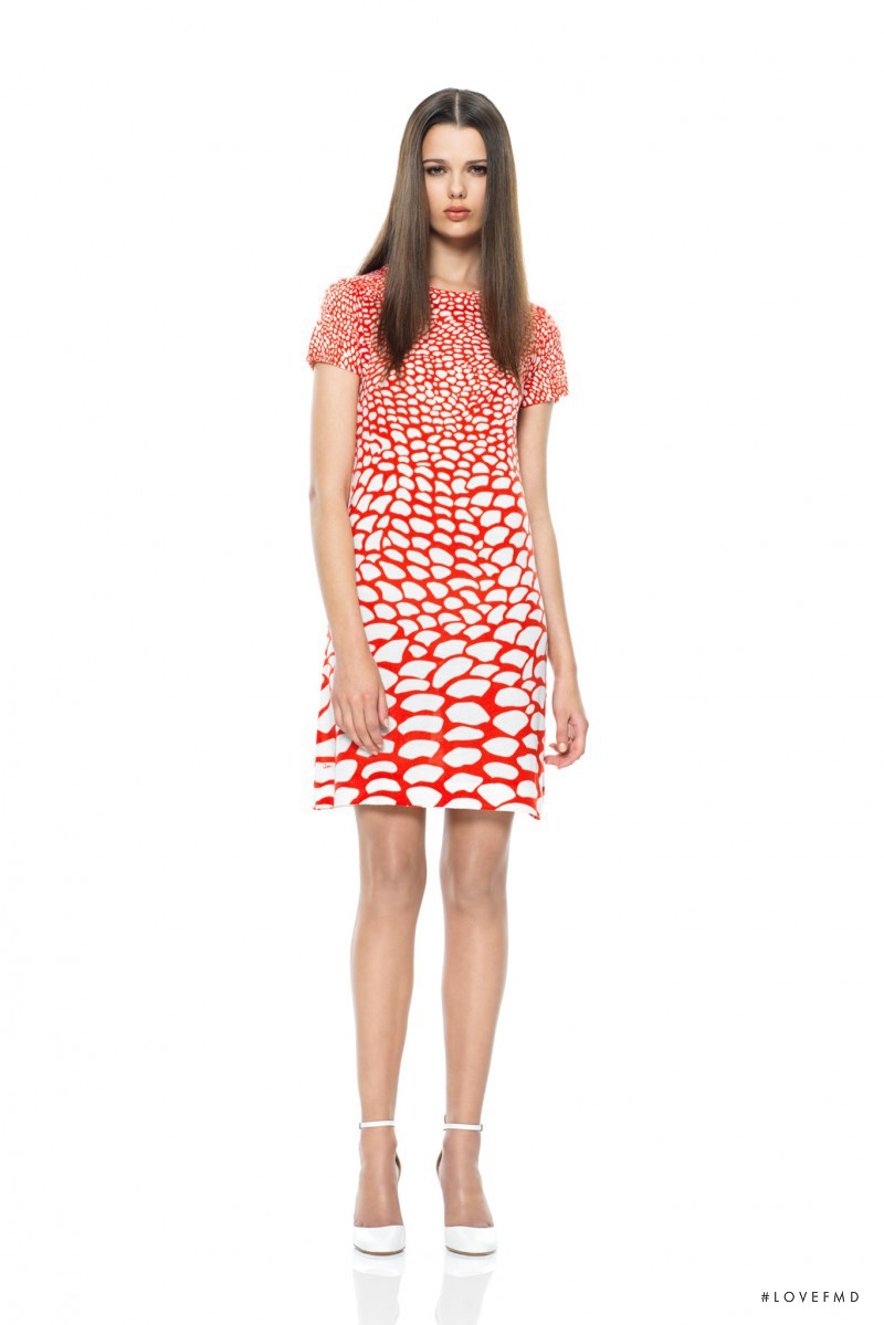 Sarah Dick featured in  the Issa lookbook for Resort 2014