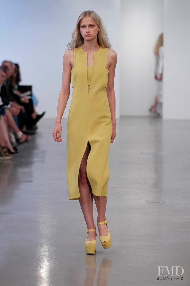 Ella Petrushko featured in  the Calvin Klein 205W39NYC fashion show for Resort 2013
