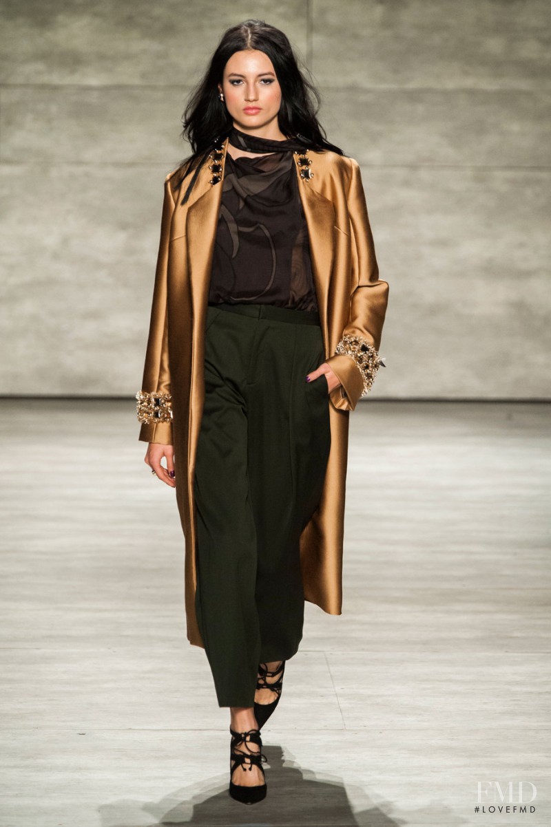 Bruna Ludtke featured in  the Pamella Roland fashion show for Autumn/Winter 2015