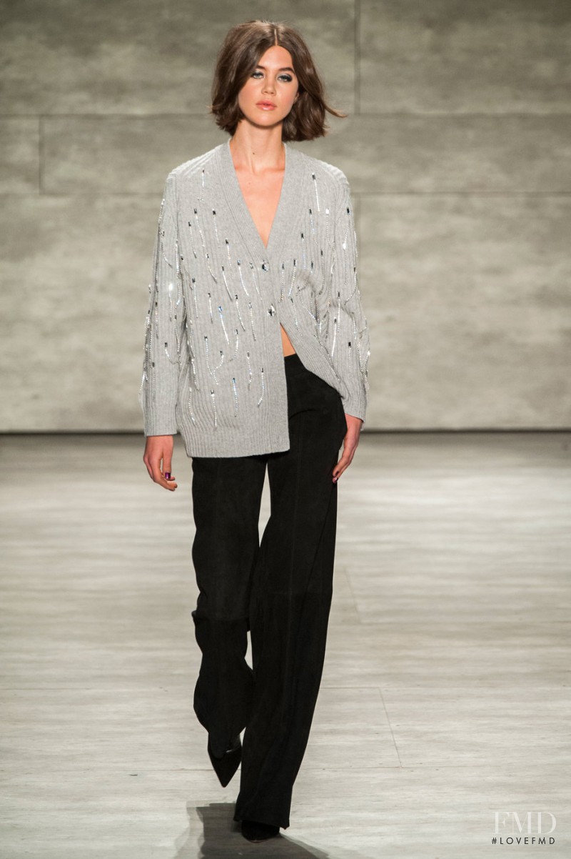 Georgia Graham featured in  the Pamella Roland fashion show for Autumn/Winter 2015