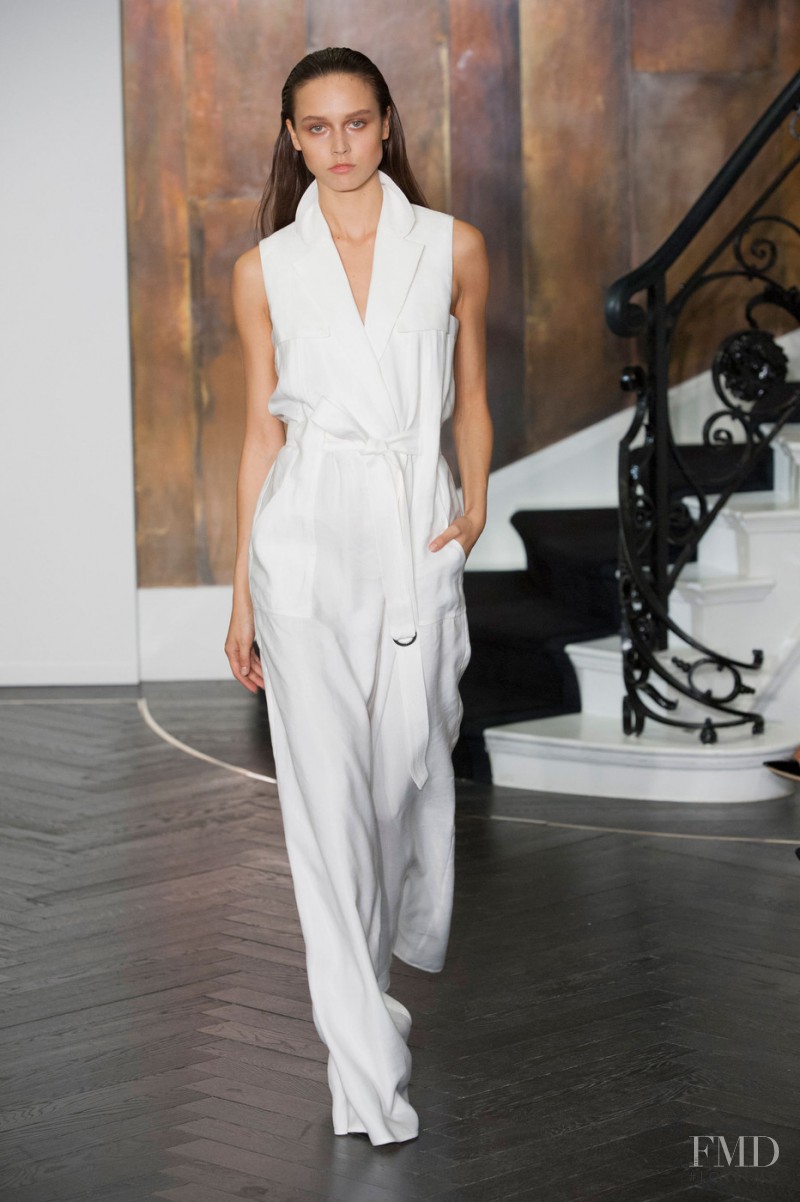 Pavlina Eneva featured in  the Amanda Wakeley fashion show for Spring/Summer 2015