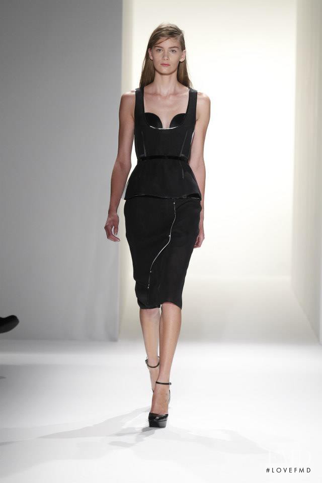 Nele Kenzler featured in  the Calvin Klein 205W39NYC fashion show for Spring/Summer 2013