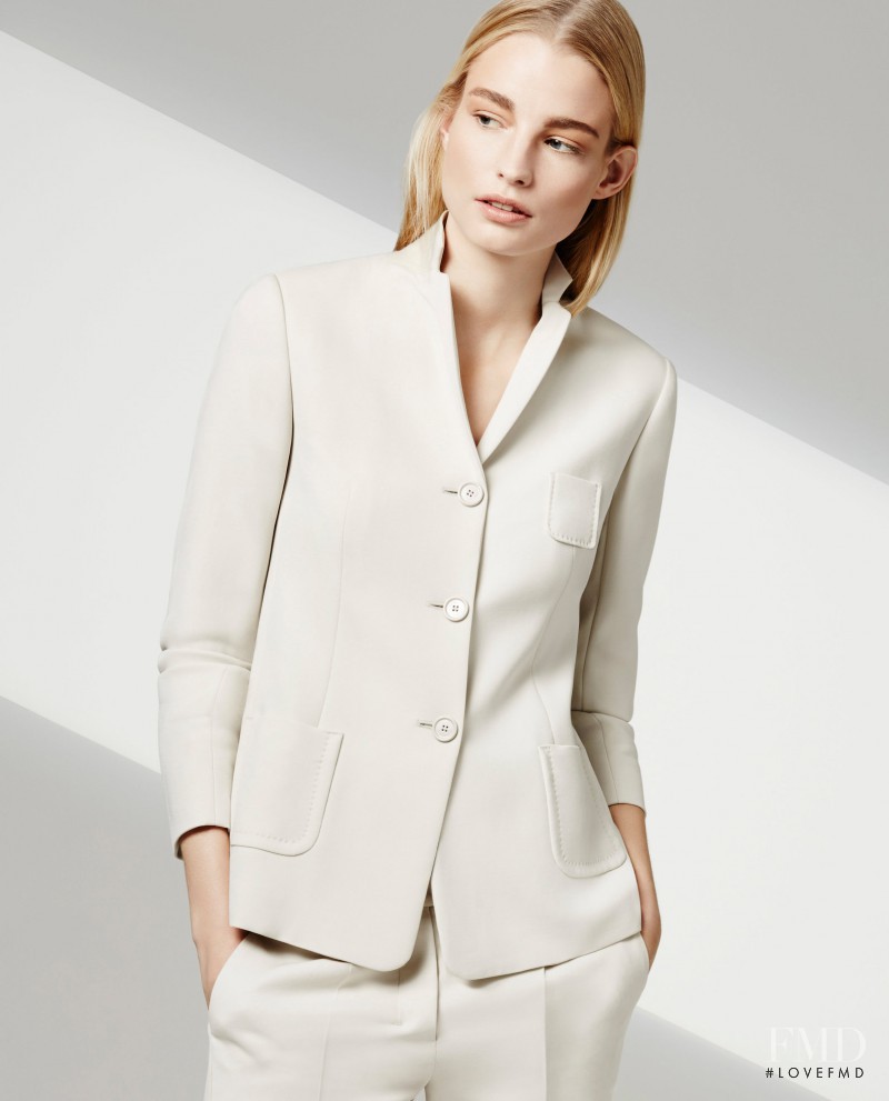 Elise Aarnink featured in  the S\' Max Mara advertisement for Spring/Summer 2014