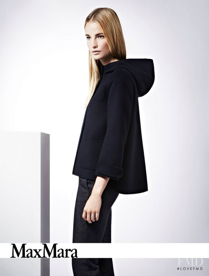 Elise Aarnink featured in  the S\' Max Mara advertisement for Autumn/Winter 2013