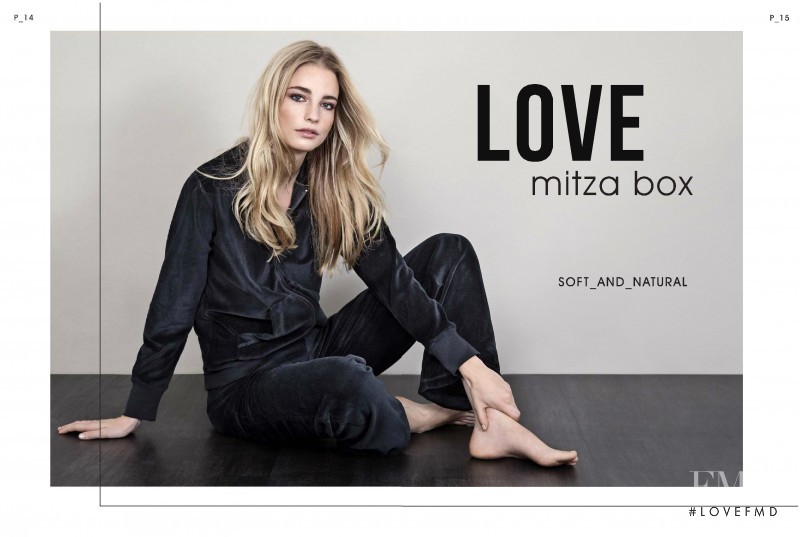 Elise Aarnink featured in  the B.young Basic lookbook for Pre-Fall 2015
