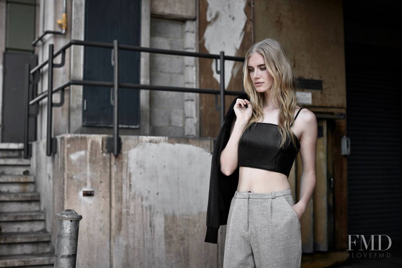 Emma Weaver featured in  the Muubaa lookbook for Spring/Summer 2015