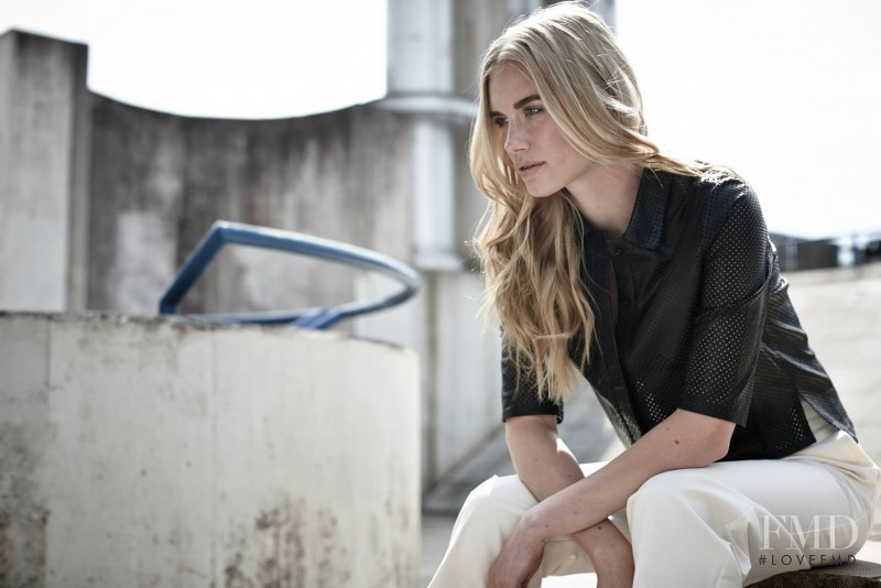 Emma Weaver featured in  the Muubaa lookbook for Spring/Summer 2015