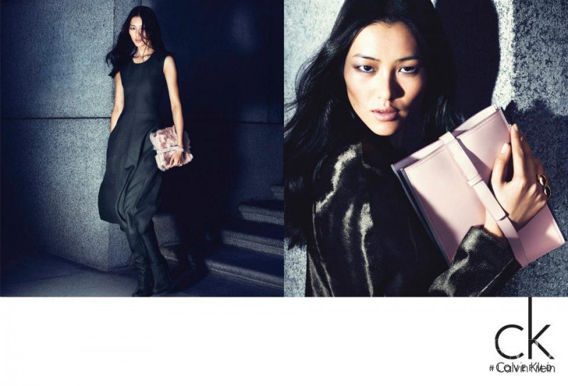 Liu Wen featured in  the CK Calvin Klein advertisement for Autumn/Winter 2012